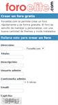 Mobile Screenshot of foroelite.com