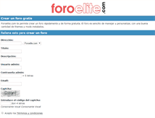 Tablet Screenshot of foroelite.com